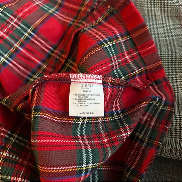Red Plaid Brandy Melville Cara Skirt - Picture 11 of 15